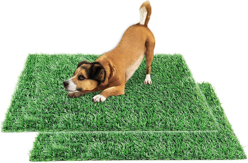 ELLOTY Dog Grass Pee Pad for Training, 23"x 18" Reusable Washable Replacement Artificial