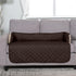 Furhaven Water-Resistant & Reversible 42" Wide Seat Cover Protector for Dogs & Cats, Espresso/Clay, Large