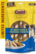 Cadet Gourmet Beef Hide Twist Chew Sticks, 6 Count, Long Lasting Natural Chew Treats, Chicken Flavor