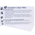Dog Groomer Matted Fur and Brushing Care Cards (100 pack, 3.5" X 2") for Hematomas, Mats, Combing