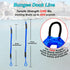 GANGXUN 2.5ft 2-Pack Mooring with Bungee Dock Line - Essential Accessories for Diverse Watercraft Built in Snubber