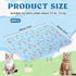 4 Pcs Dog Cooling Mat, 28'' x 20'', Self Cooling Ice Silk Chill Pads, Washable Cushion for Dogs and Cats, Blue