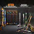 Ski Wall Mount Space-Saving Rack, Ski and Snowboard Storage for Garage Wall, 1 Pack