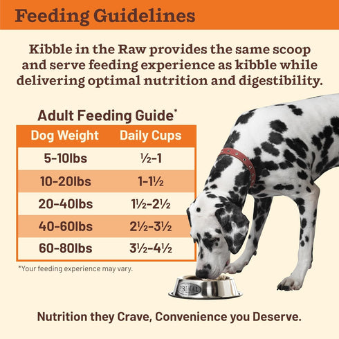 1.5 lb Primal Kibble in The Raw, Freeze Dried Dog Food, Beef, Scoop & Serve, Made with Raw Protein, Whole Ingredient