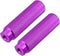 X AUTOHAUX Pair Aluminum Alloy Rear Foot Pegs, Universal Purple Footrests for BMX MTB Bike Fit 3/8 Inch Axles