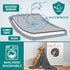 PetAmi Waterproof Dog Blanket Grey, for Small Medium Dogs, Reversible Soft Washable Couch Cover 29x40