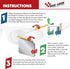 Take A Look Active Original Activity Mirror for Sunglasses, Bike Helmets, or Visors