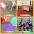 ZukoCert 30-Pack Poly Spots & Non-Floor Markers Flat Sit Spots for Gym Class, Classroom Rugs & Kids Agility Training