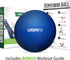 URBNFit Small Exercise Ball - 9-inch Mini Pilates Ball with Fitness Guide for Yoga, Barre, and Core Stability