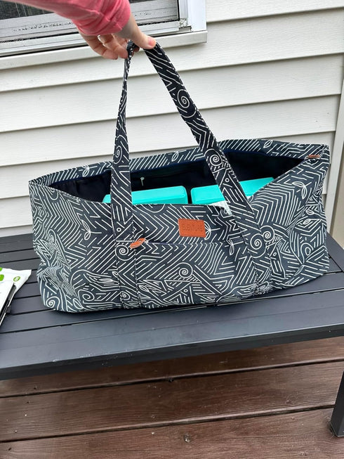 Large Yoga Mat Bag for Women & Men, Travel Yoga Gym Bag for Pilates, Office, Beach Workout with Mat Strap