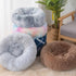 Cat Beds for Indoor Cats, 20 Inch Round Dog Bed for Small Medium Large Dogs, Washable with Slip-Resistant Bottom