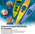 Kayak Seat Cushion, Thicken Anti Slip Waterproof Gel Kayak Seat, Portable Canoe Rowing Pad for Fishing