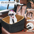 30lbs, NEEZUKAR Dog Car Seat for Small Medium Dogs,Detachable Washable Dog Booster Seat Under Pet Car Seat Travel Bed