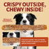 2 Packs 13" Just Try Large Size Chicken Wrapped Rawhide Dog Chew Sticks - Long Lasting Dog Chews, Dog Treats for Large