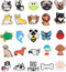 Golf Club Covers Pins, 10pcs or 25pcs PVC Plastic Decoration Charms, Funny Add On for Golf Head Covers