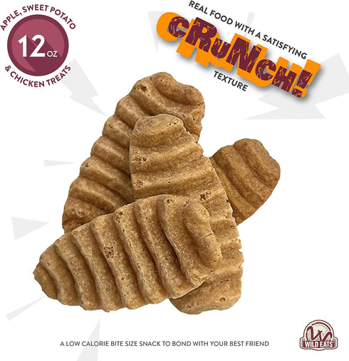Sweet Potato Treats for Dogs – 12 oz. (Great Low Calorie, Low Fat Alternative to Traditional Dog Biscuits, Dog Cookies, and Dog Bones) Healthy Dog Treats Perfect Training Treats for Dogs