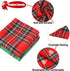 2 Pack Set Malier Dog Bandana Christmas Classic Plaid Pets Scarf Triangle Bibs Kerchief Pet Costume Accessories