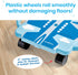 hand2mind Blue Plane Glider Scooter Board, Floor Scooter Board, Gross Motor Toys, Kids Exercise & Physical Education