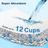 28x44in 12 (30 Counts) MIZOK Dog Pee Pads Extra Long Dog Pads Cups Superior Absorption Leak-Proof Pee Pads for Dogs