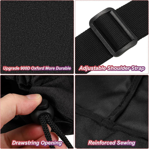 48 Inch 1 Pack 900D PATIKIL Camp Chair Replacement Bag, Foldable Camping Chair Bag Oxford Large Mouth Carry Bag
