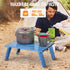 66lbs/30kg Old Bahama Bay Ultralight Aluminum Mini Table, Weight Capacity, Foldable Small Beach Table with Retractable