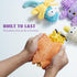 5 Packs Nocciola Squeaky Dog Toy Plushies, Cute Soft Squeak Crinkle Plush Stuffed Durable Pet Animal Chew Puppy Toys