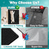 23.6x15.8 Scratching,Trimmable ENONCI Couch Wall Corner Protection for Indoor Cats,Anti Scratch Furniture Protector