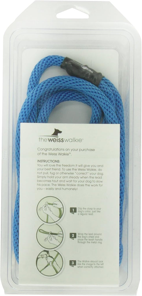 The Walkie No Pull Dog Leash, Gentle, Effective, Blue, Size Large for Dogs 25 lbs – 150 lbs
