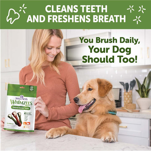 WHIMZEES by Wellness Value Box 24 Count | Long Lasting Natural Grain Free Dog Chews for Dogs 40-60 Lbs