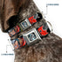 Dog Collar Seatbelt Buckle, Thor Poses Hammer, 11 to 17 Inches, 1.0 Inch Wide