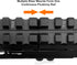 UTG Super Slim Picatinny Riser Mount, 1" Height, 13 Slots, Black