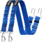 URPOWER 2 Pack Dog Seat Belt - Retractable Car Harness Adjustable Pet Safety Belt with Elastic Bungee Buffer