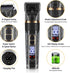 3-Speed, FURBONA Dog Grooming Kit with LED Display, Low Noise, Rechargeable, Cordless, Waterproof Clippers for Dogs