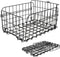 Hemobllo Foldable Steel Bike Basket Rear Rack Storage Gadget for Electric and