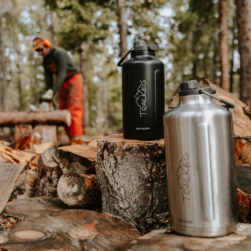 Sports Water Bottle, 64 oz Vacuum Insulated Stainless Steel, Double Walled, Hot for 12 Hours, Cold for 48 Hours