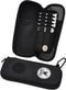 Golf Glove Holder Case, Keep Gloves Protected with Pocket & Slots for Accessories, Gift for Golfers