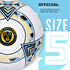 MLS 5 Franklin Sports Official Team Soccer Balls - Official Size Soccer Balls - Regulation Size + Weight Soccer Ball