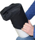 Rehabilitation Advantage Black Fabric Foam Roller Cover, 18" Long, Cover Only