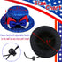 Dog Independence Day Costume, 3PCS 4th July Hat, USA Stars Sunglasses, American Flag Bow Tie Collar for Medium Large