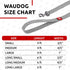 WAUDOG Recycled Cotton Dog Leash - 6 Ft / 10 Ft Eco-Friendly Reflective Leash for Small, Medium & Large Dogs