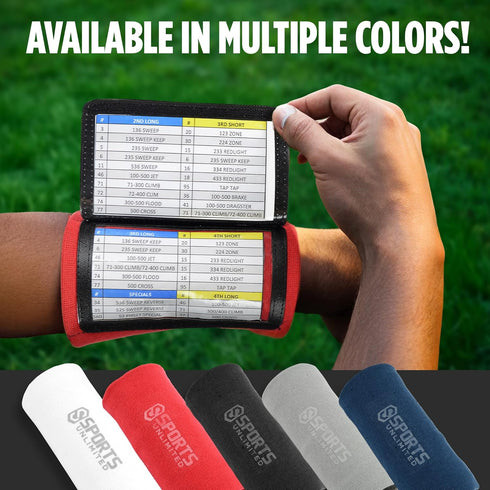 Adult Triple Wrist Coach - Football & Baseball Wristbands