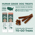 Deli Sticks Pork and Chicken, Human-Grade, Gluten-Free, Soft and Chewy Dog Treats, 10 Count Bag