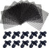8 Pieces Fish Tank Divider with Sucker Clips, 30x30cm/11.8x11.8“ Aquarium Filter Bottom Partition