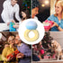 VrotQyn 1 Pcs Dog Ring Toy Fun Engagement Ring Shape Plush Squeaky Stuffed Dog Engagement Toys Chew Massage Supplies