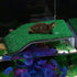 2 Pieces Large Turtle Basking Platform, Transparent Fish Tank Aquarium Platform with Suction Cups