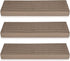 Navaris Cat Scratching Board Set - Narrow Cardboard Scratch Boards for Small and Large Cats, Set of 3