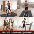 Treadmill Mat, 7'x3'/6.3'x32.5'/6'x3'/5.8’x2‘/4'x2', 6mm Thick High-Density Mat for Exercise Equipment Protection