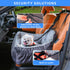 25 lbs, Oiilores Dog Car Seat for Small Dogs, Washable Pet Booster Car Seats with Clip-On Safty Leash, Comfy Deluxe