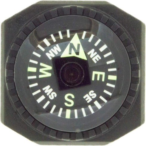 Sun Company Slip-On Wrist Compass - Easy-to-Read Compass for Watch Band or Paracord Survival Bracelet