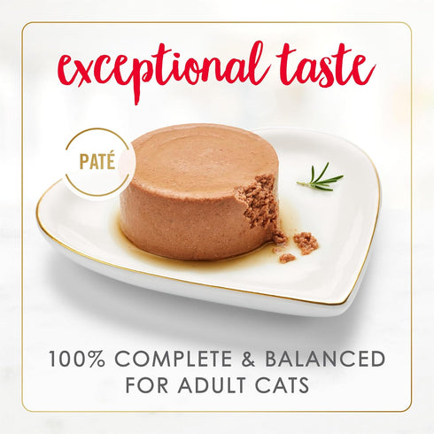 (Pack 24) 3 oz. Purina Fancy Feast Tender Beef and Chicken Feast Classic Grain Free Wet Cat Food Pate - of Cans